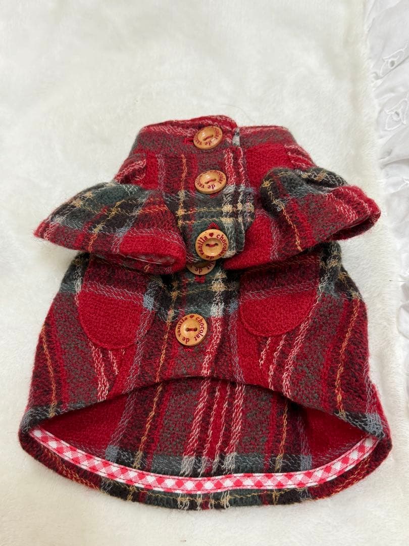 アトリエgg 赤チェックコート 18号 GG MADE IN TOKYO.』『GG+KIITI