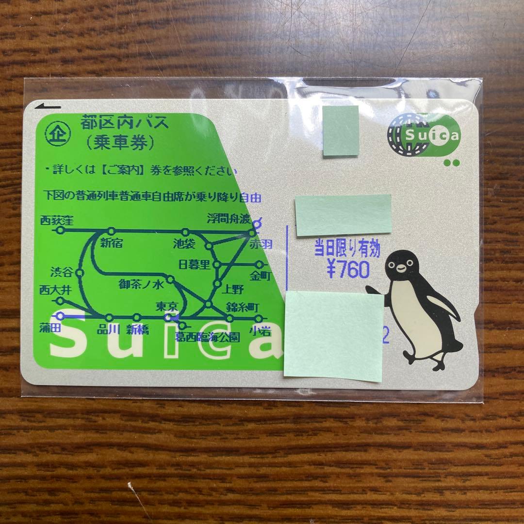 コレクション品・残高ゼロ】初期SUICA定期カード1枚