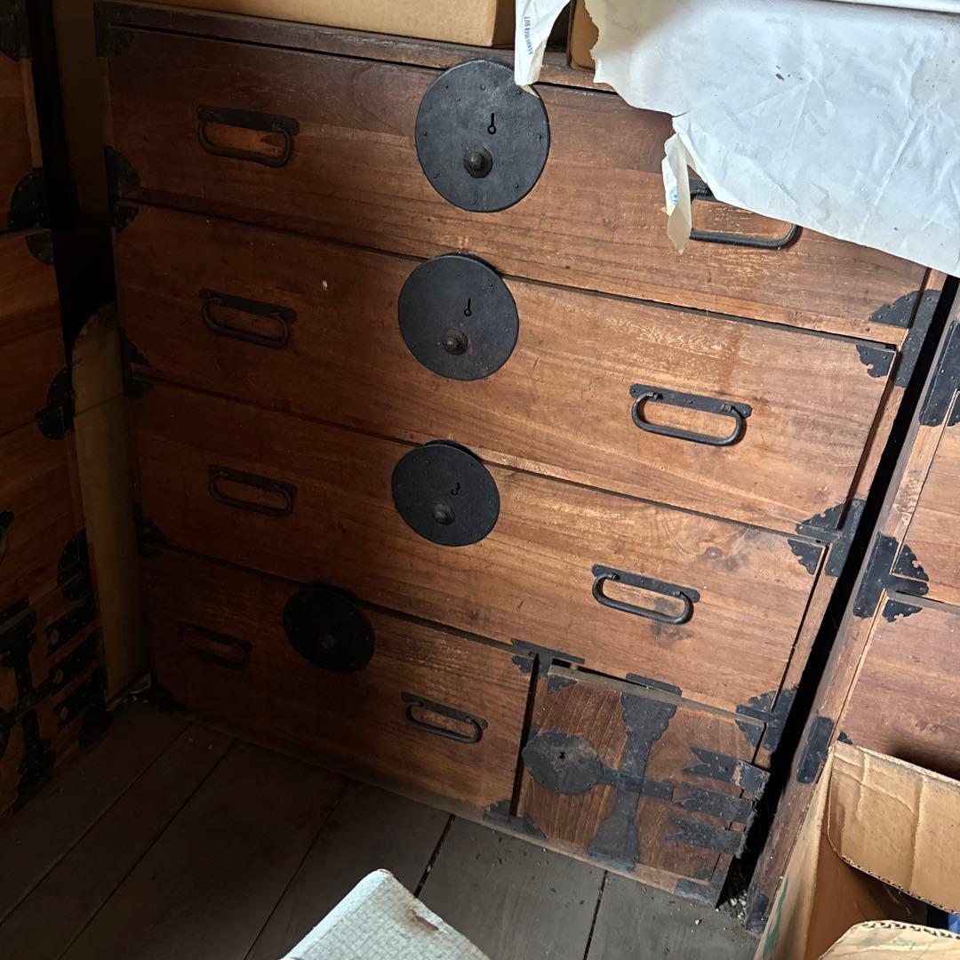 箪笥 長持 など 昭和 古民家 昭和