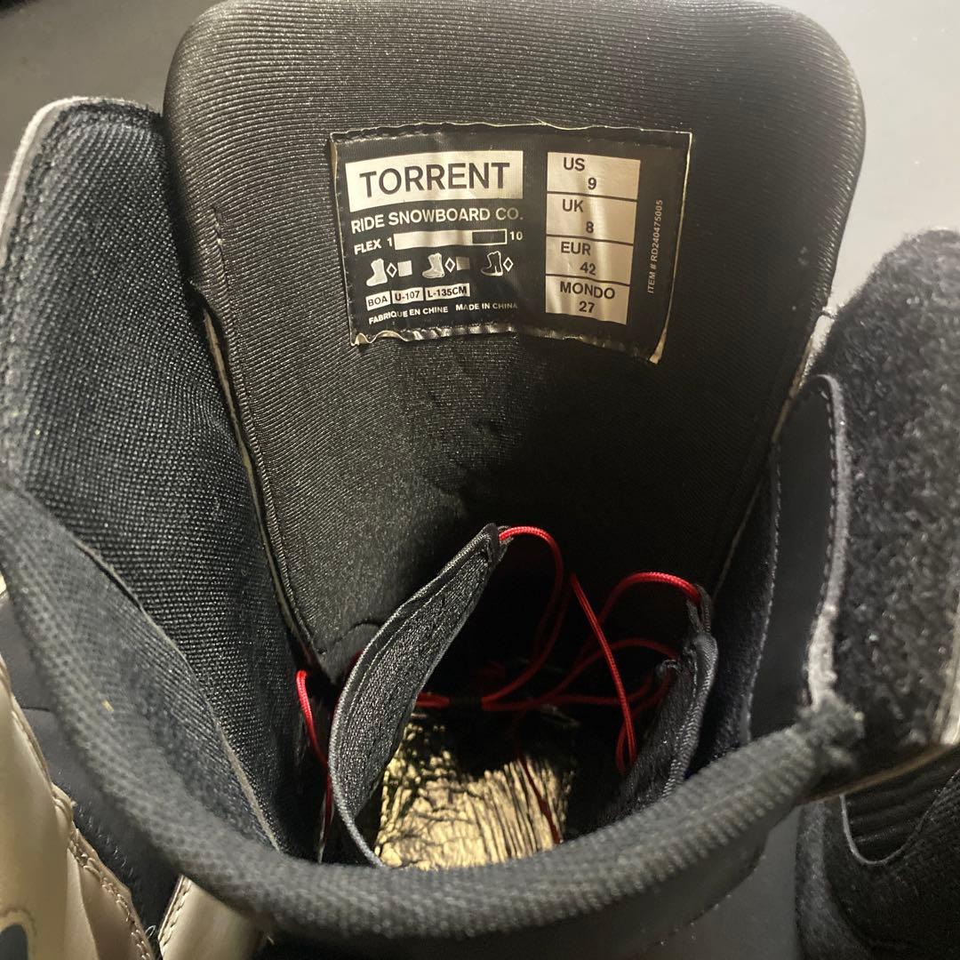 RIDE TORRENT スノーボードブーツ ベージュ/ブラック