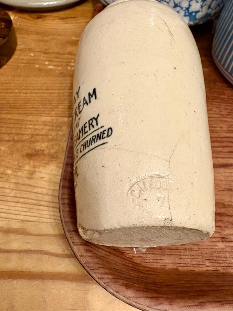 ◇希少大人気◇イギリスアンティーク クリームポット陶器製