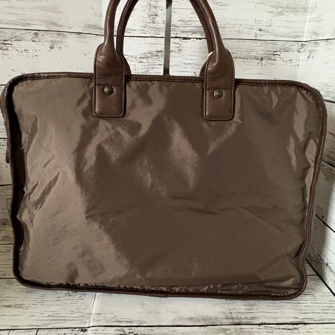 未使用タグ付✨ポールスミス　ビジネスバッグ　ナイロン×牛革　2way A4収納可