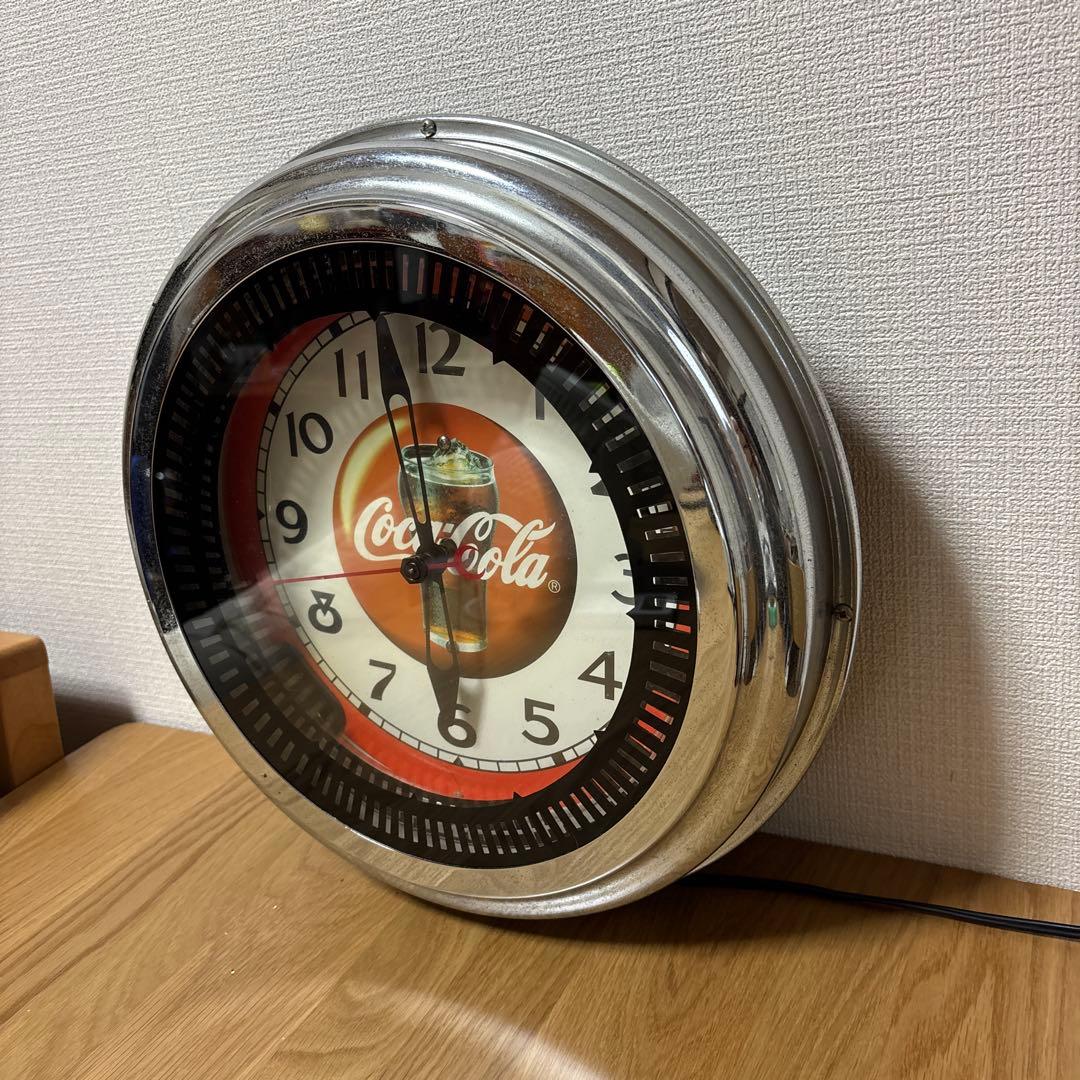 コカ・コーラ　Coca-Cola　ネオンクロック 壁掛け時計
