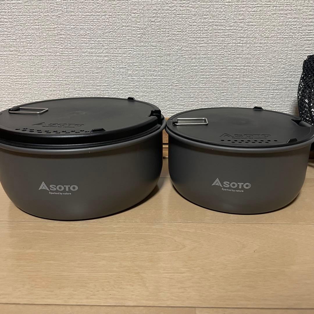 【美品】SOTO「ナビゲータークックシステム」+「マイクロレギュレーター付」