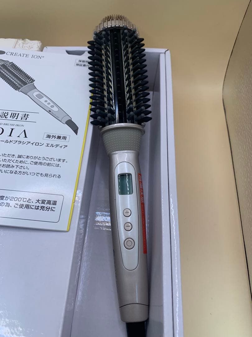ELDIA クレイツ イオンホールドブラシアイロン RCIHB-G03S - メルカリ