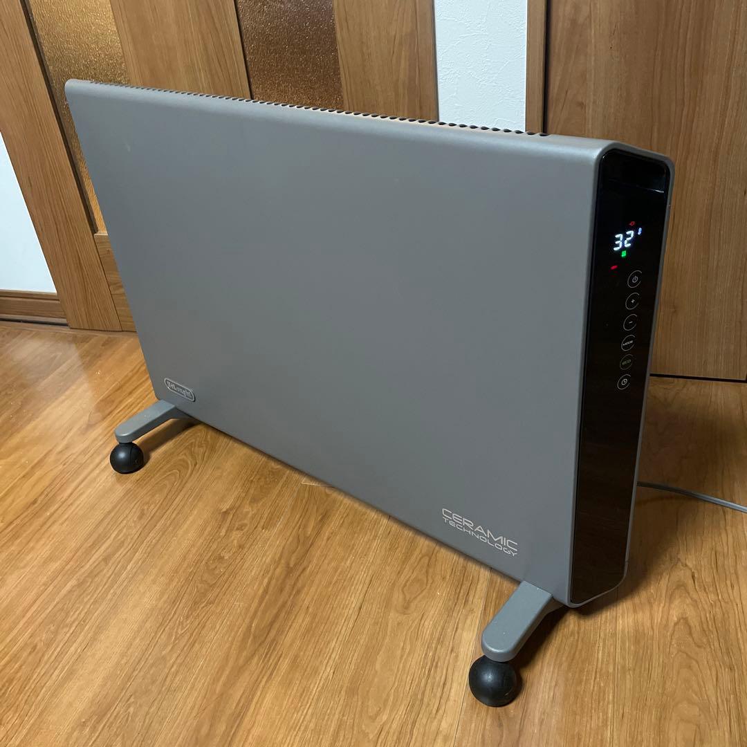 デロンギコンベクターヒーター電気ヒーター グレー 16℃〜32℃ 温度調整