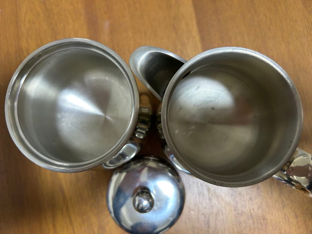 Royal Selangor Puter 97%シュガーポットとクリーマーセット