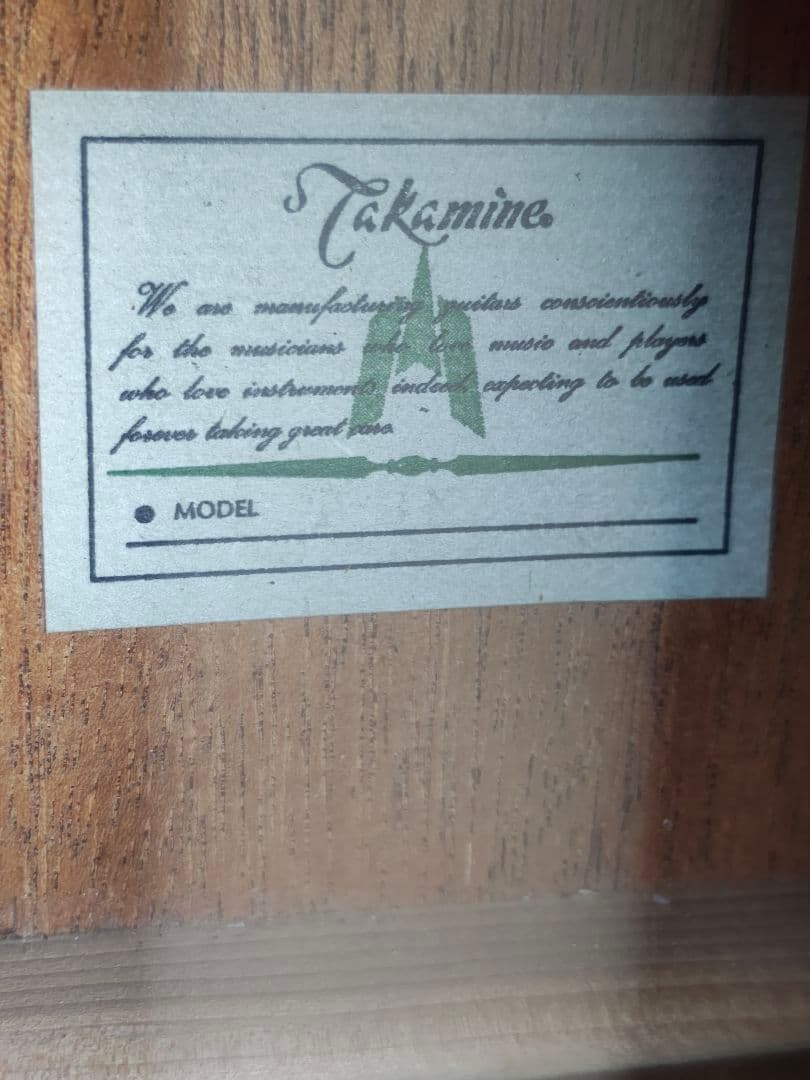 美品 Takamine 200シリーズ NA 型番不明 PU付きエレアコ - メルカリ