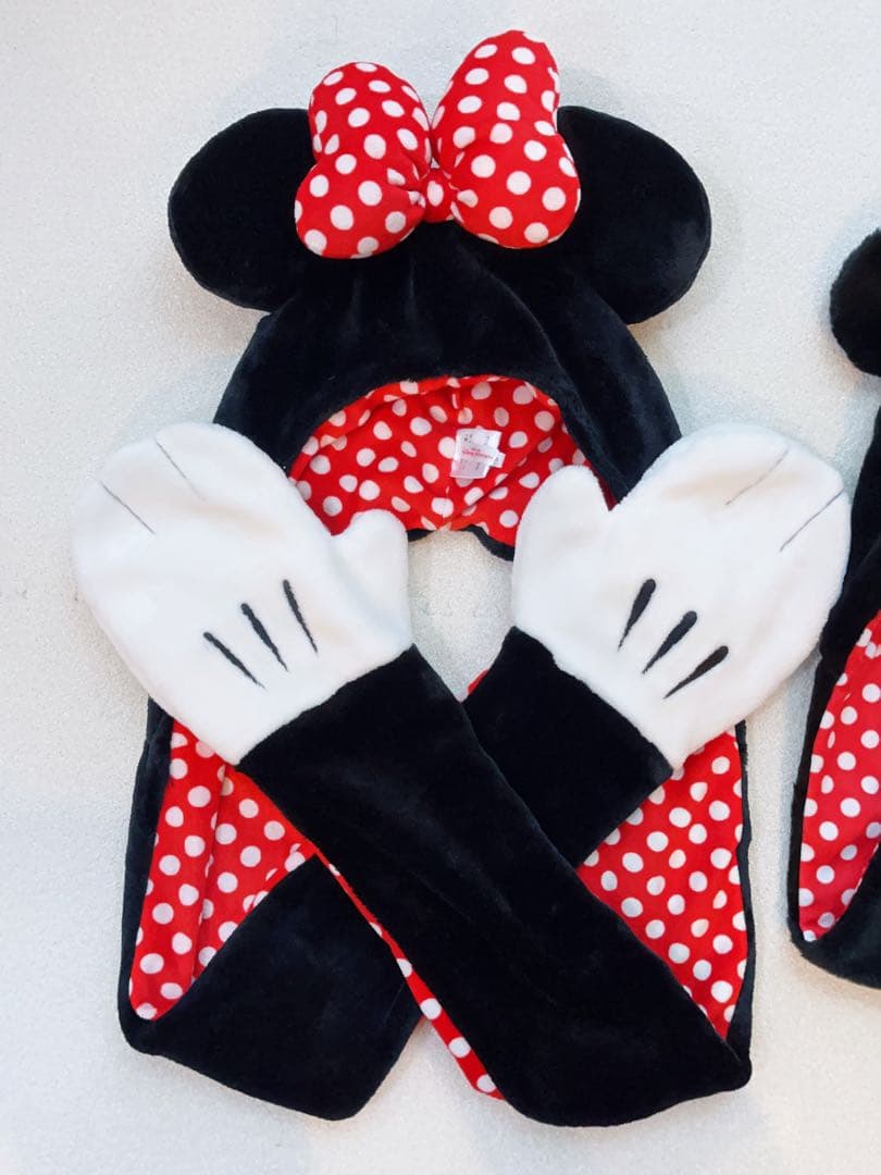 ミニー マフラーキャップ 大人用 ディズニー ミニー マフラー ファン