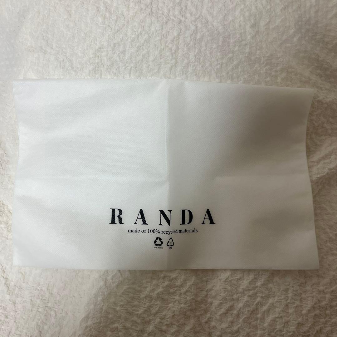 RANDA 2WAY モノグラムビジューキルティングバック