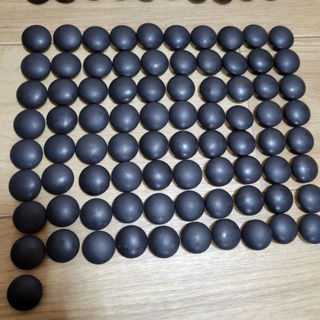 碁石 天然銘木 碁笥付き 黒181個 白180個 囲碁 めぐみ堂 特大