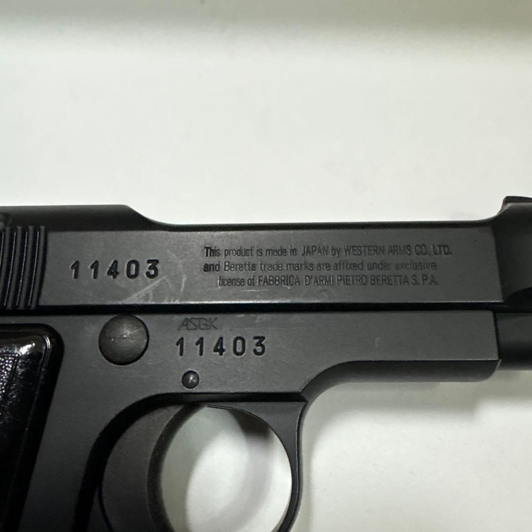 ウエスタンアームズ　ベレッタM1934ガスブローバックガン マガジン3本付き