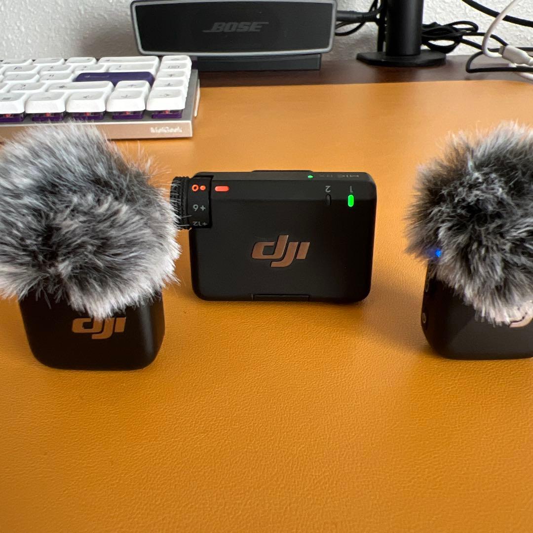 DJI MINI ワイヤレスマイクセット ウィンドジャマー付き