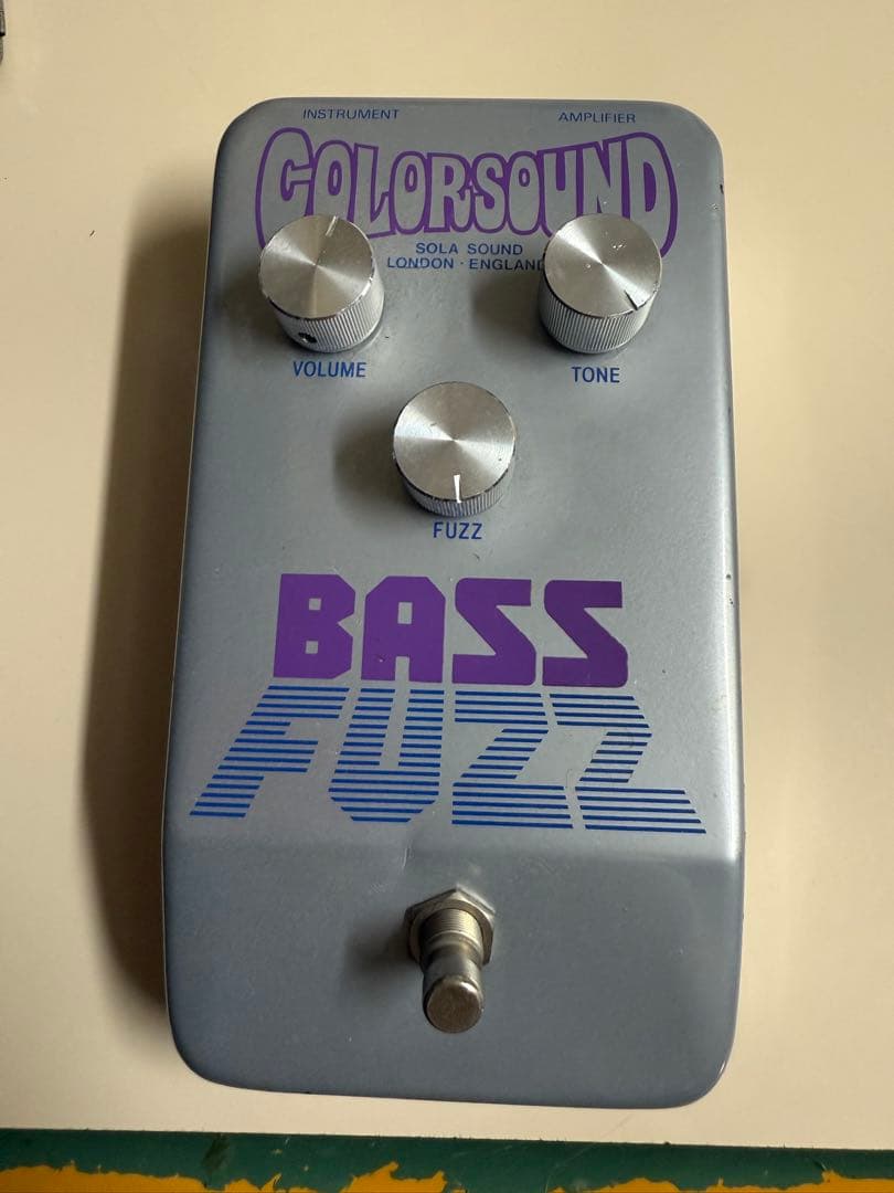 COLOR SOUND カラーサウンド　BASS FUZZ ベースファズ COLOR SOUND カラーサウンド BASS FUZZ ベースファズ