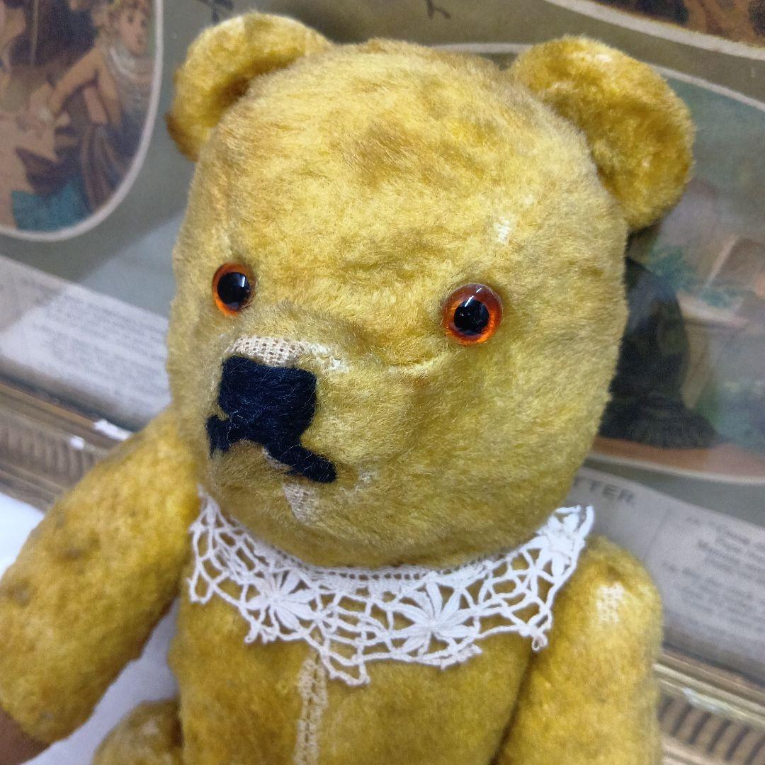 ♥フランスからやって来た素直そうな　アンティーク　テディベア♥