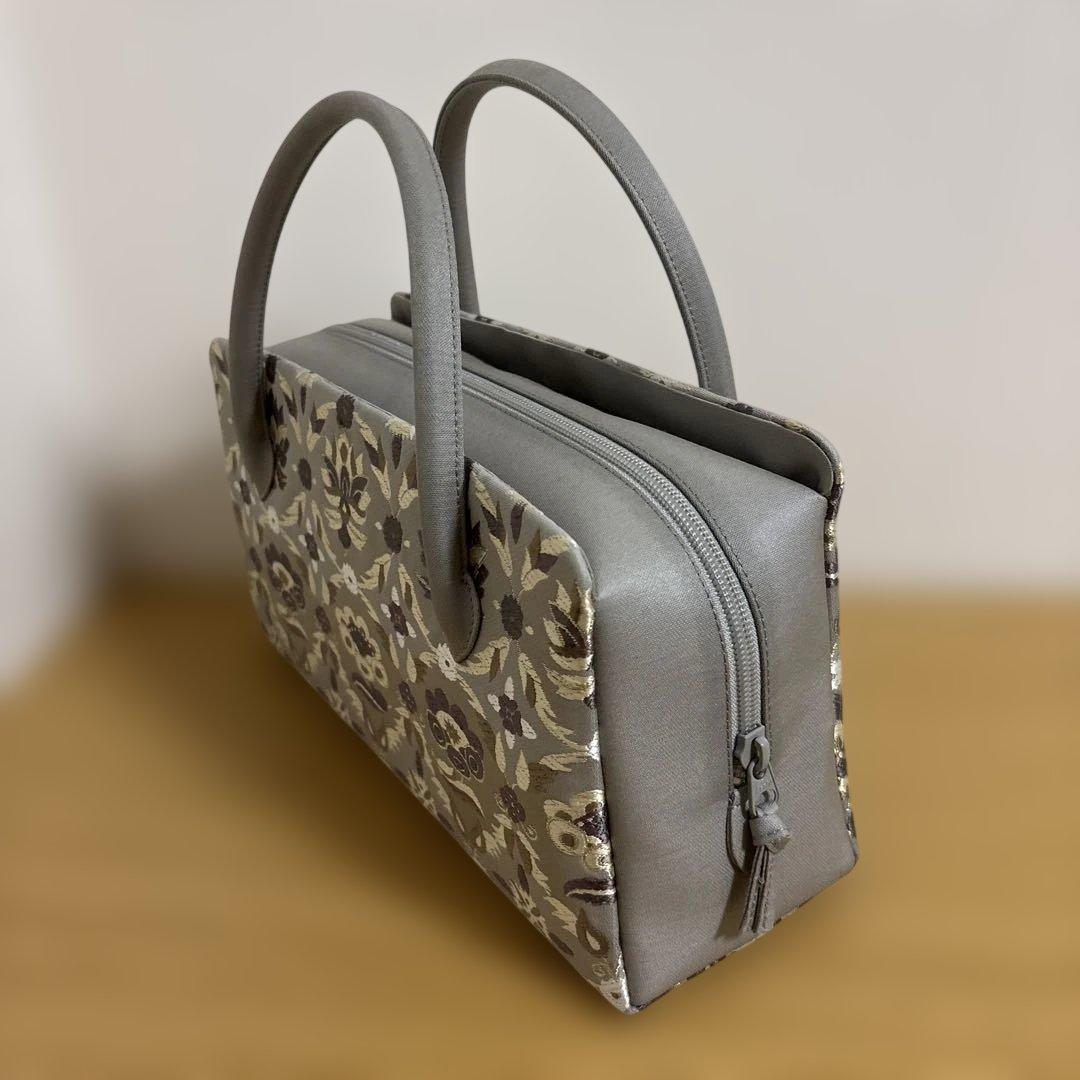 和装　利休バッグ　未使用　グレー伊と忠　茶席用バッグ　着物バッグ