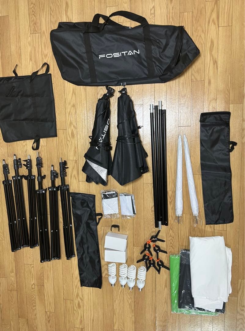 売れ筋 超豪華33点フルセット！本格的なプロ級のスタジオ撮影OK♪撮影