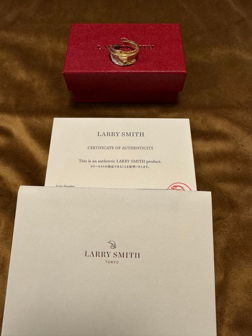 アクセサリー Larry Smith KAZEKIRI FEATHER RING