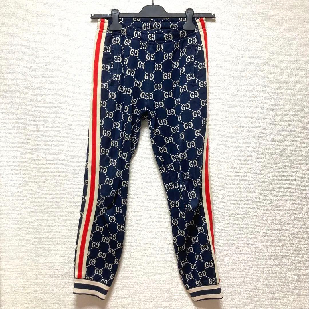 正規品 GUCCI グッチ 平野紫耀着用 GG柄 ジャージ ジョガーパンツ
