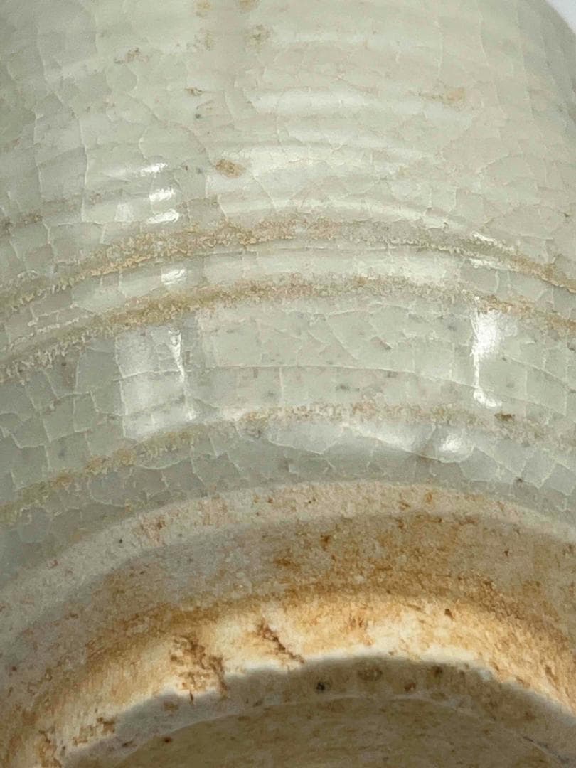 宋時代 定窯 白磁瓜形壺 青白磁 茶入 茶道具 水指 水差し(F-