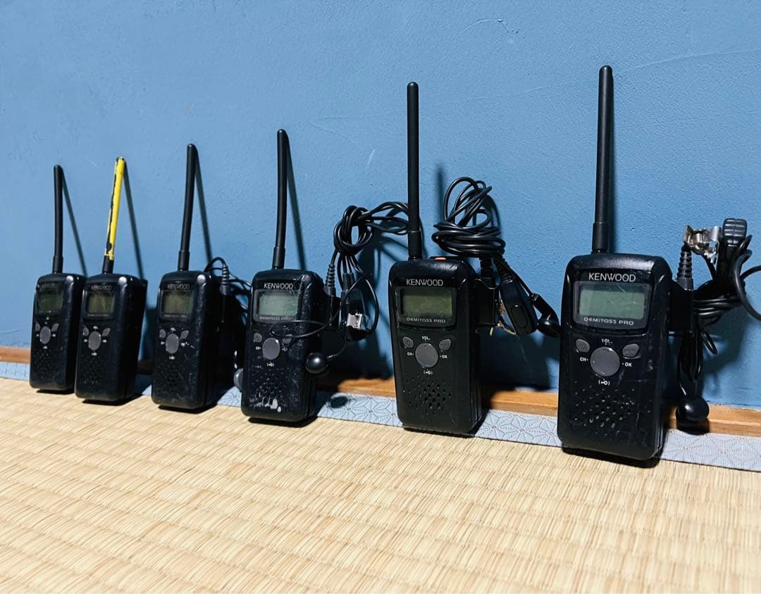 ケンウッド KENWOOD トランシーバー 3台 大量 UBZ-BM20R UBZ-BM20R