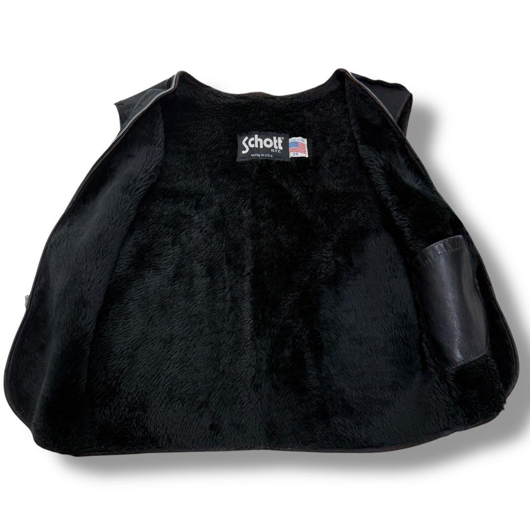 ショット 545 ボアライナー 38 ライダースジャケット レザージャケット