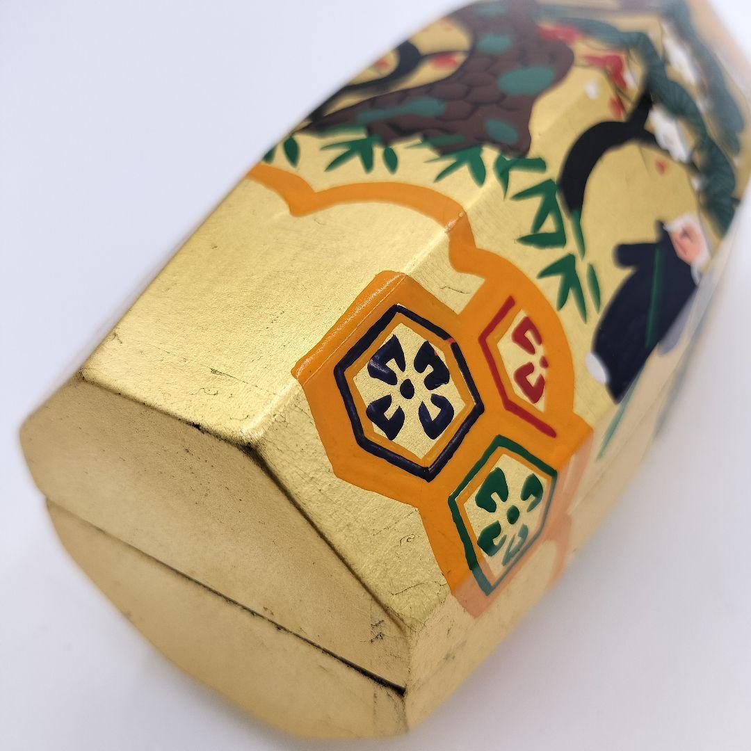 a188 ぶりぶり 香合 本金箔 茶道具 古物 ブリブリ 季節 正月 - メルカリ