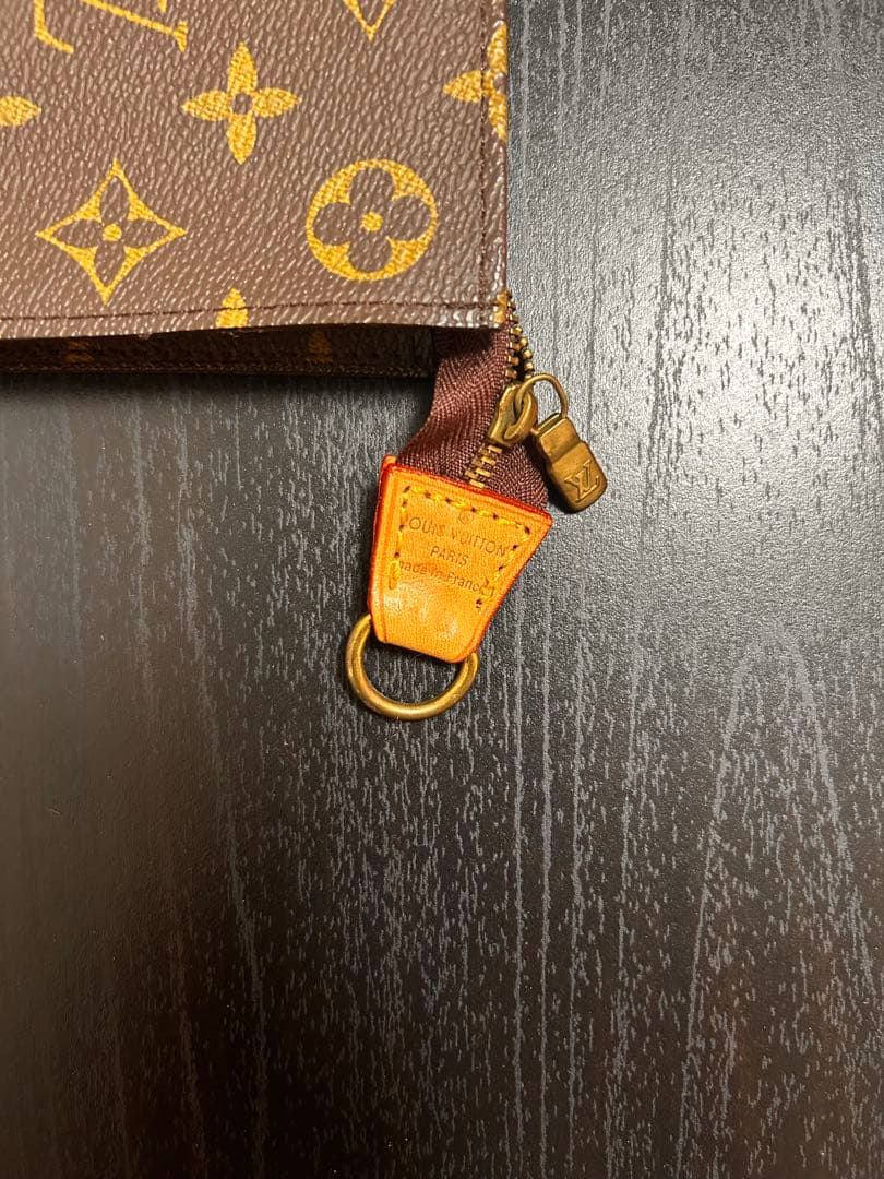 LOUIS VUITTON バケットポーチ バッグ モノグラム レザー