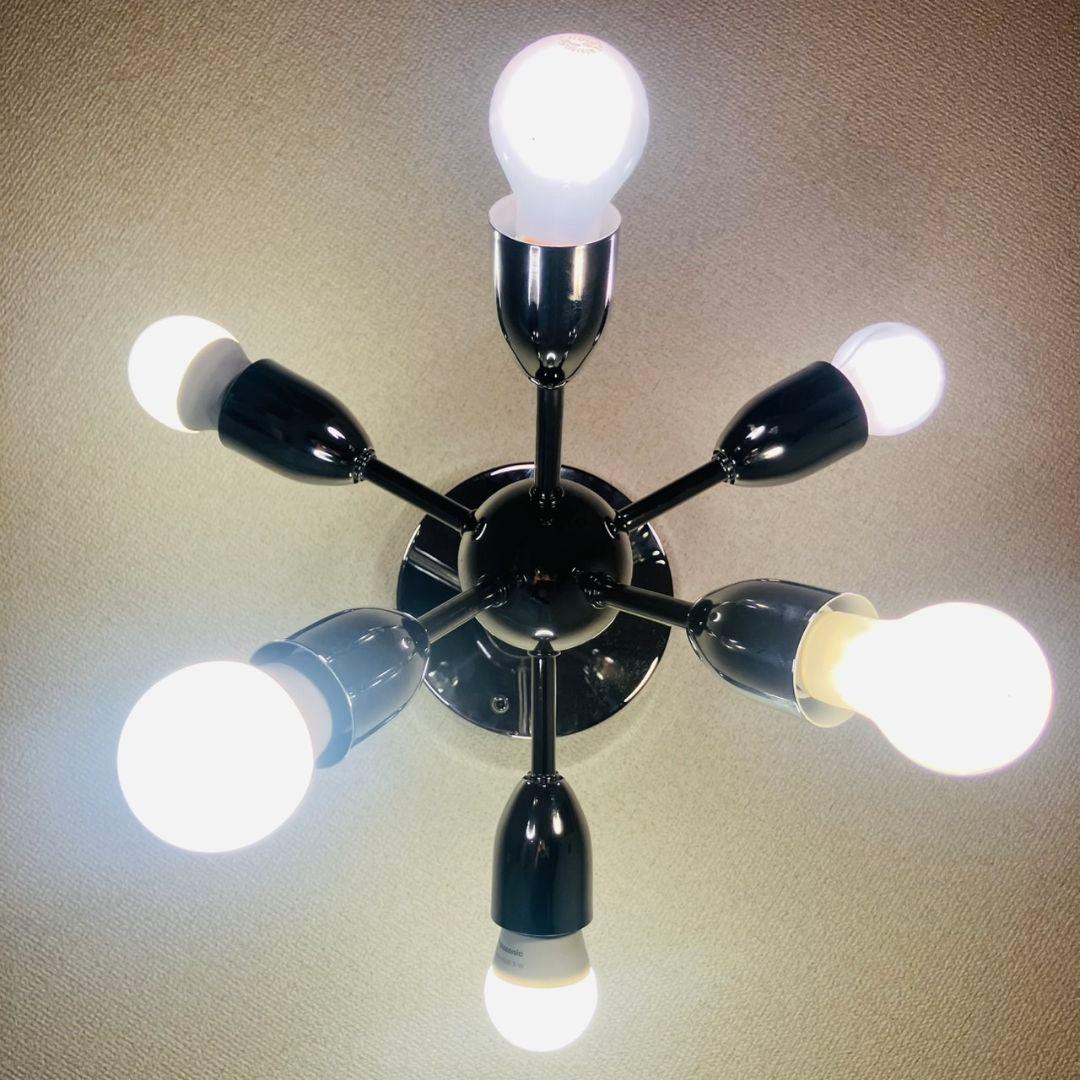 スプートニクランプ 6灯 クロームメタル スプートニクランプ Sputnik