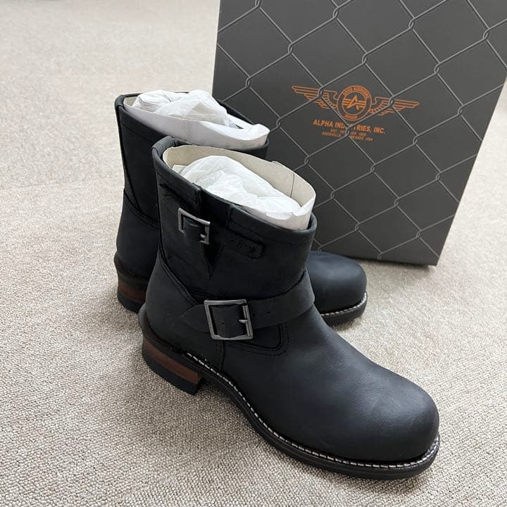 アルファインダストリーズ　エンジニアブーツ25.5