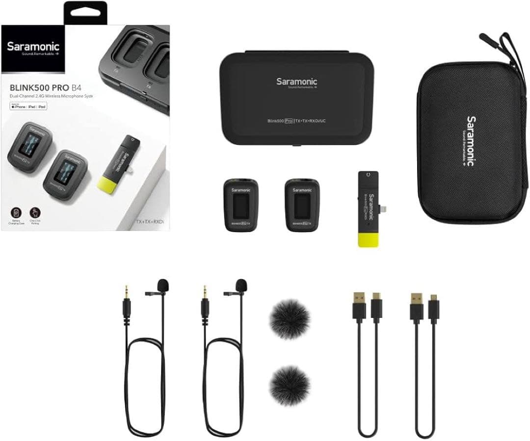 Blink500 Pro B6 スマホ用ワイヤレス デュアルマイク