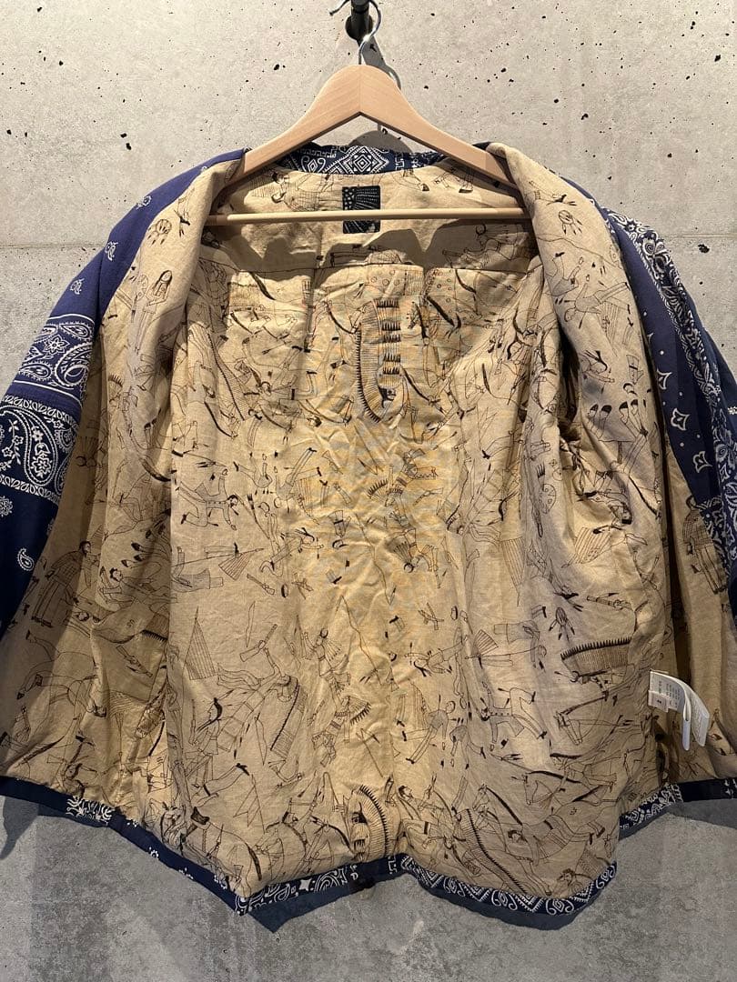 小物 visvimICT WALLIS DOWN shirt s/s(NAVY) 2