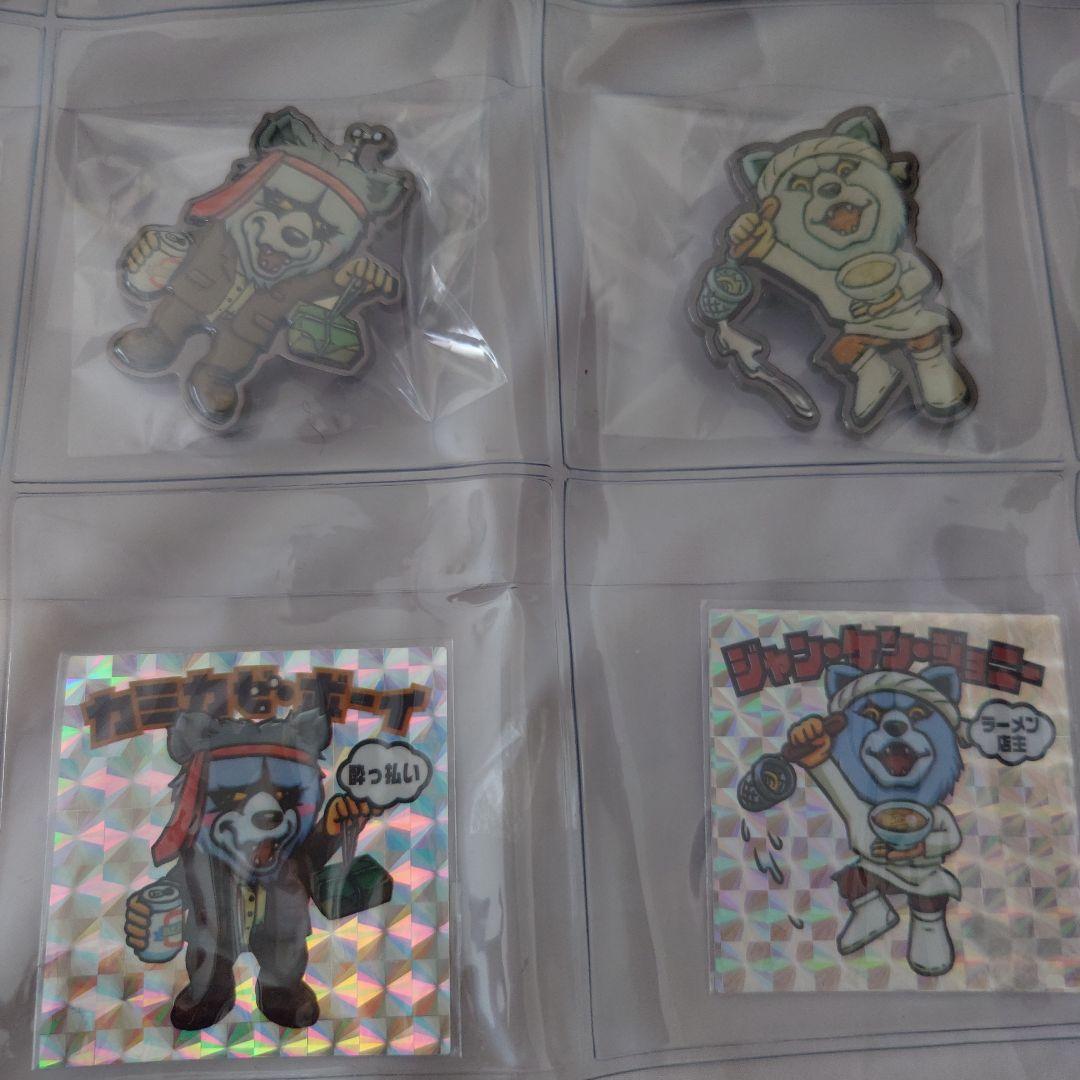 マンウィズ ピンバッジ ビックリマン風シール12種セット（ウォール