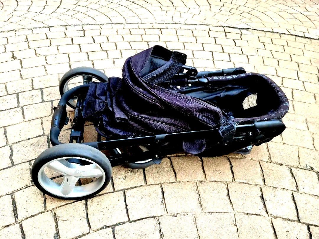 アウトレット ペットパラダイス ペットカート 王冠柄 多頭用