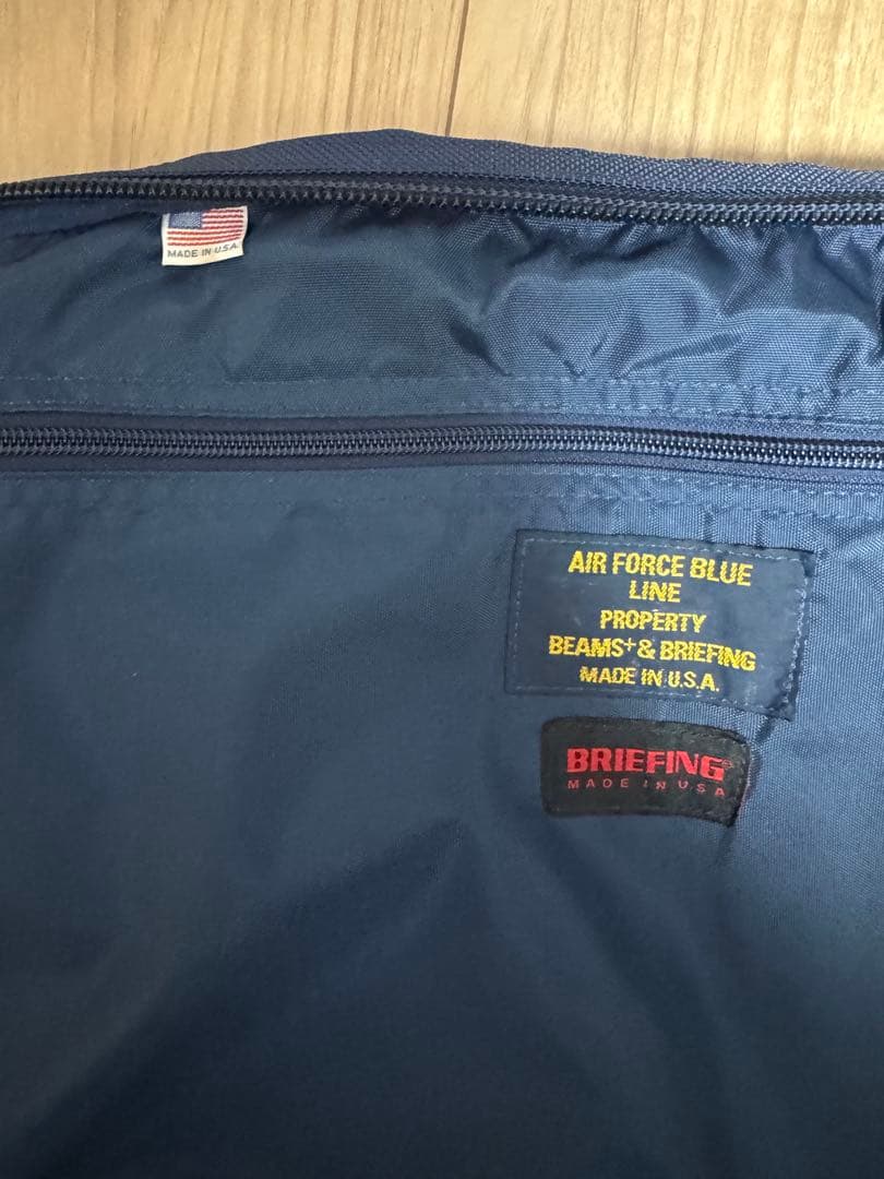 値下ブリーフィング ビームスネオトリニティ3way AIR FORCE BLUE