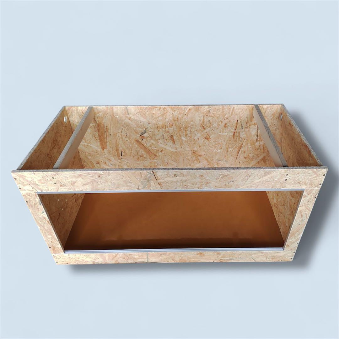 爬虫類ケージ 90×45×45㎝ 金網異形②箇所 付け木追加