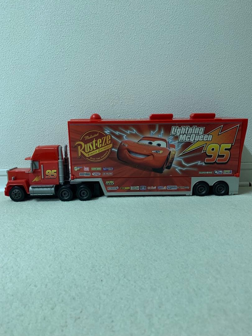 カーズ トミカ たくさんのせよう 大きなマック トレーラー 24台収納 廃盤品