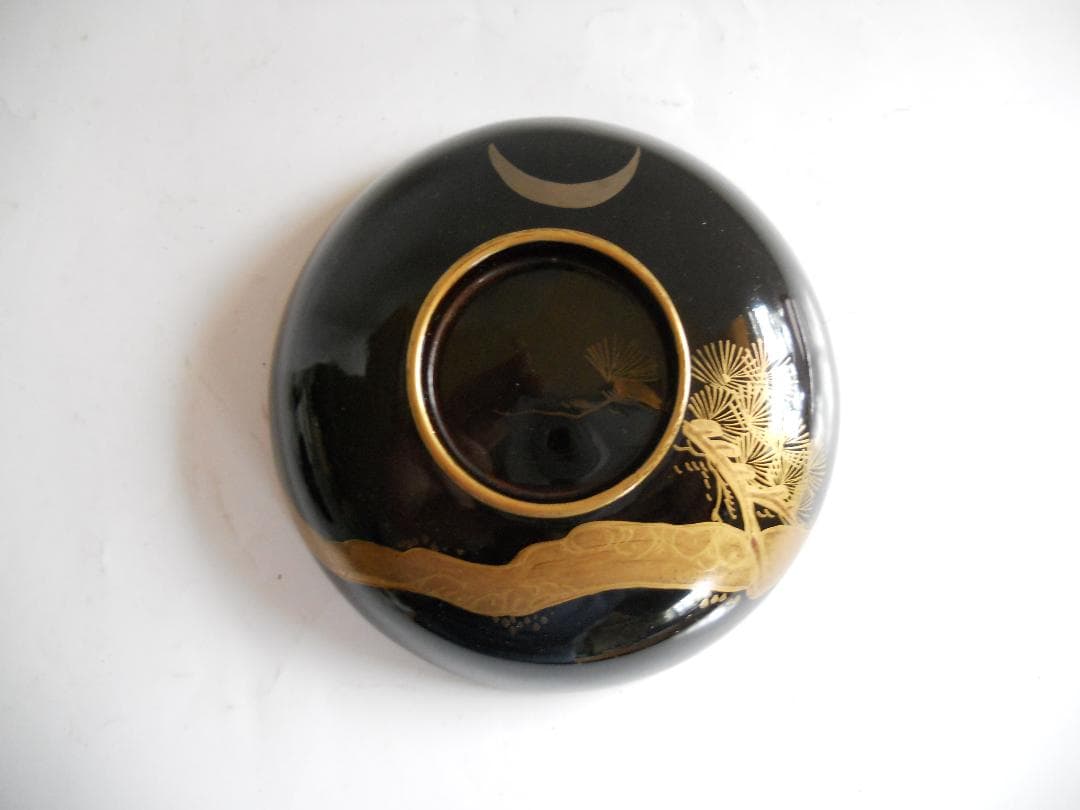 超希少　江戸末期 明治初期 桜井漆器 沈金 椀 10客 セットです。
