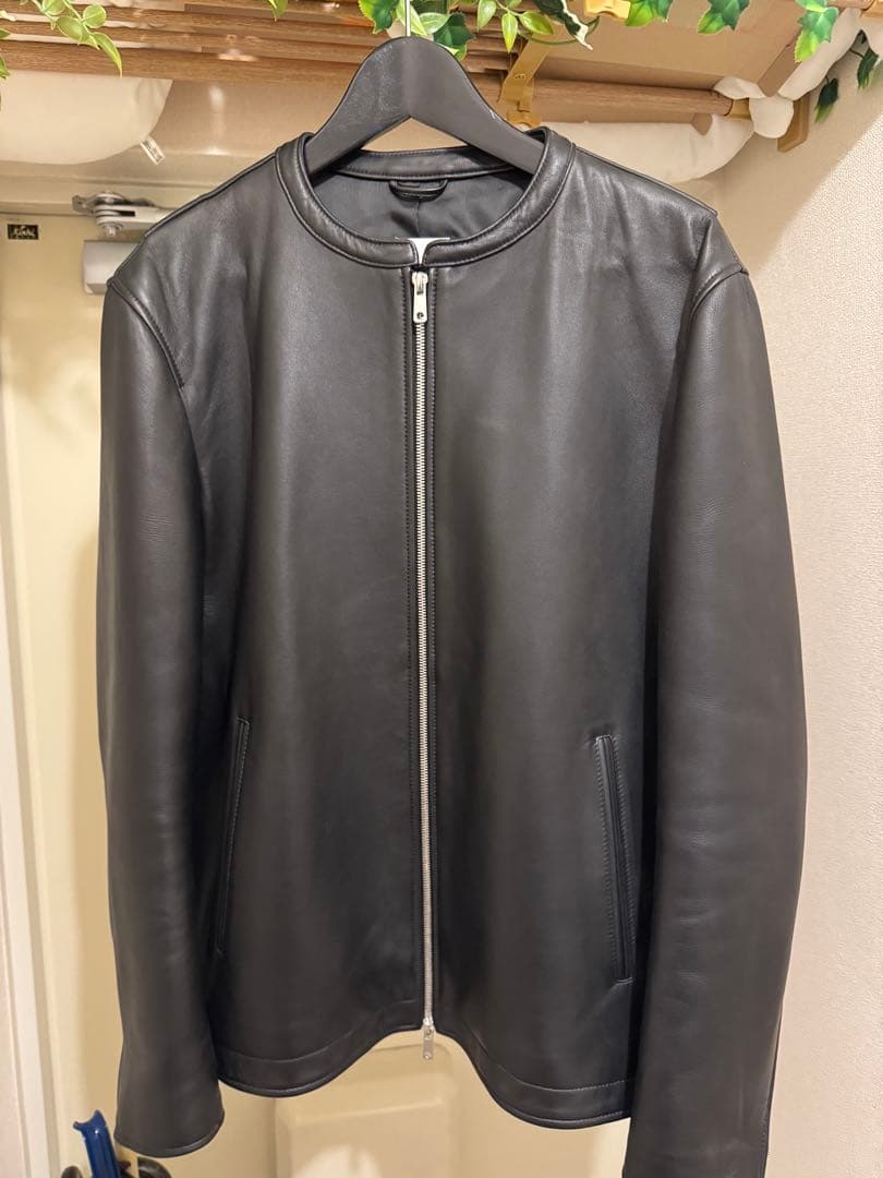 UNITED TOKYO 黒 ライダース ラムレザーシングルジャケット サイズ3 UNITED TOKYO 黒 ライダース ラムレザーシングルジャケット サイズ3