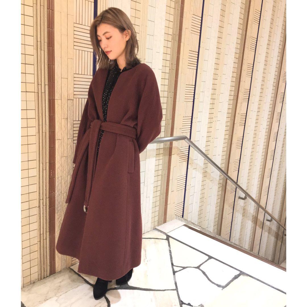 スナイデル ベルティッドロングコート コート ベルテッドレディコート