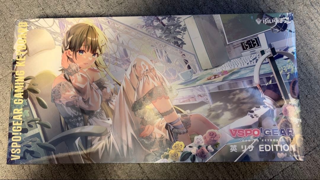 新品未開封 VSPO! GEAR ゲーミングキーボード 英リサEditon - メルカリ
