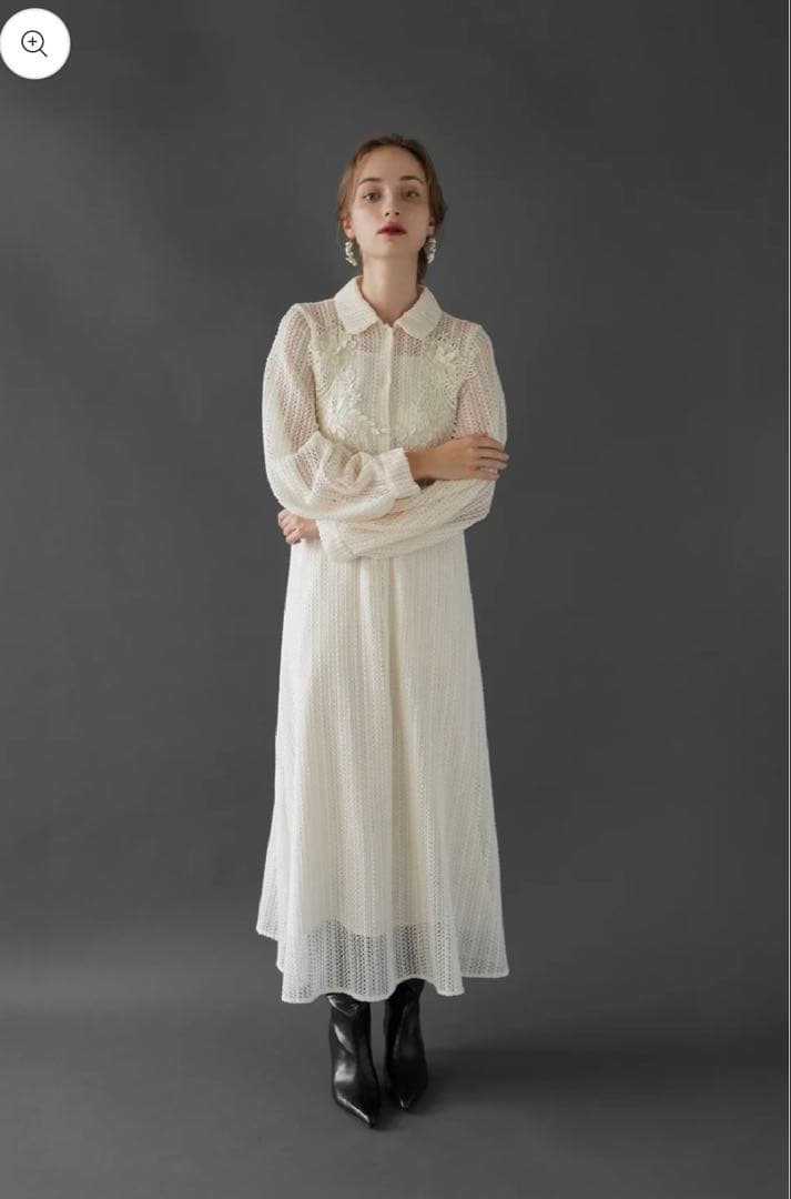 Acka floral lace mesh one-piece - メルカリ