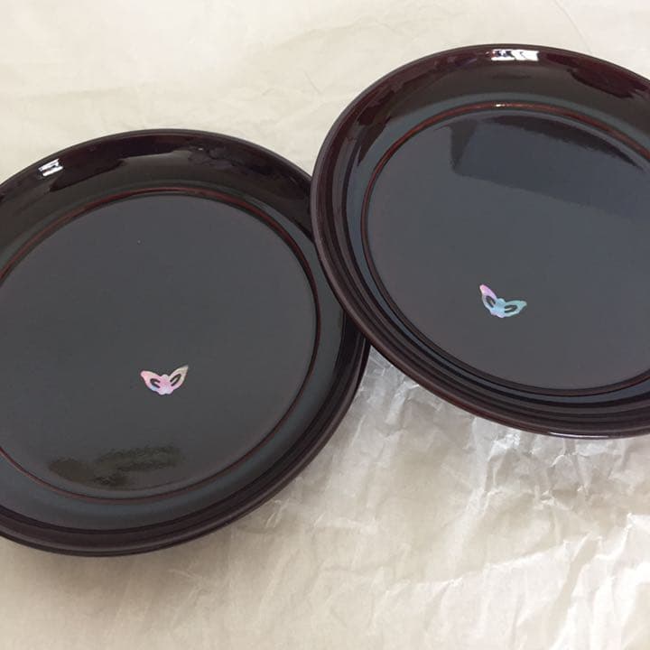 会津塗  漆器  キラキラ貝入り 全21皿  未開封/開封済 *