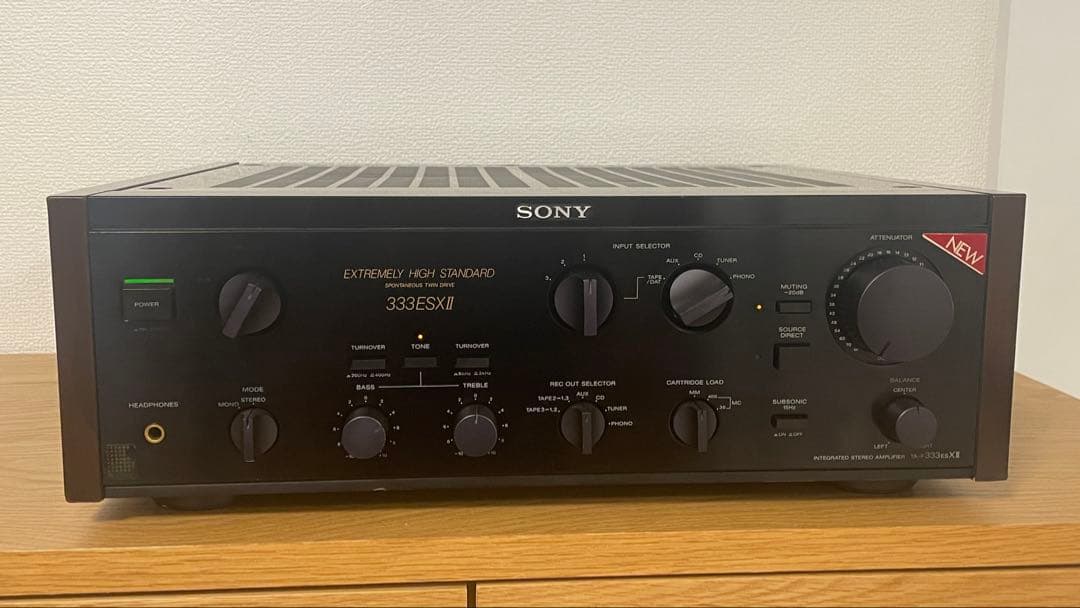 動作品】Sony TA-f333 esxii プリメインアンプ