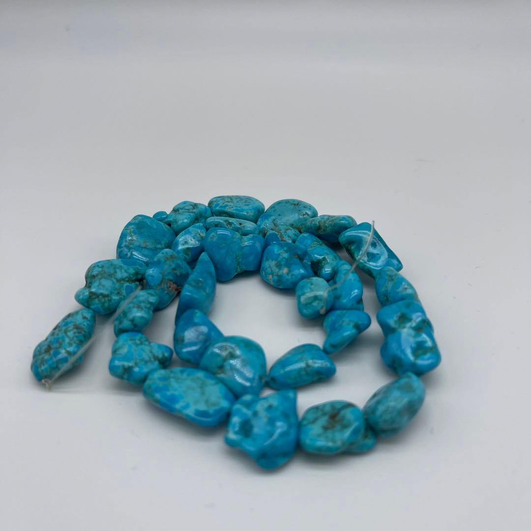 ターコイズ(アメリカ産)／1連売／長さ41cm