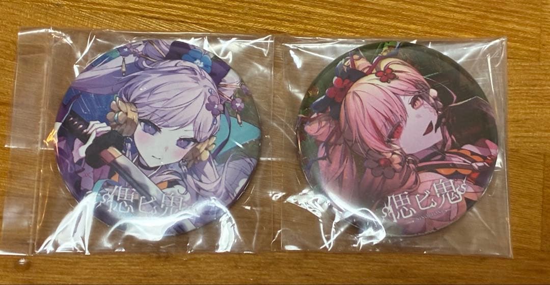 偲ビ鬼 ゲーマーズ特典 56mm缶バッジ 悠薙瑠璃(朝ノ瑠璃) 10個