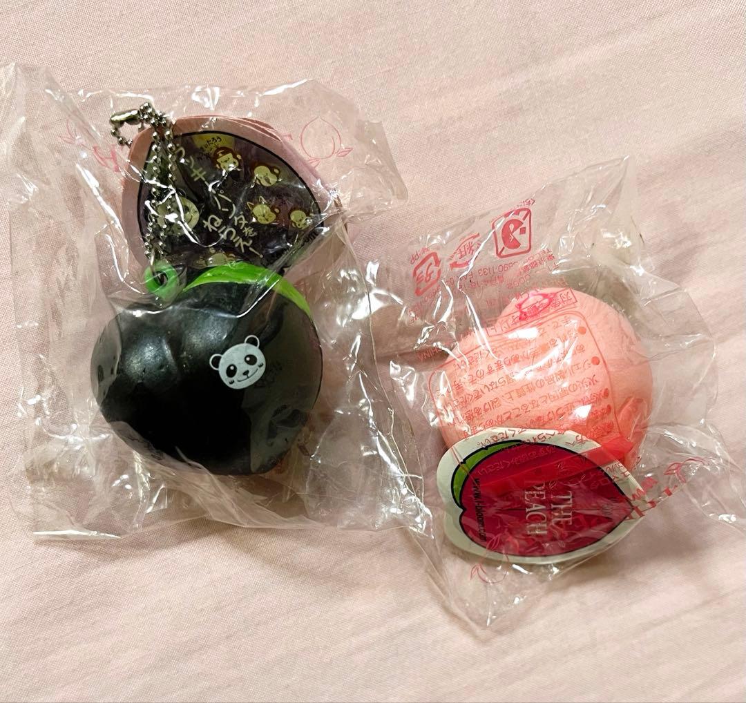 オールドブルーム THE PEACH ジェル桃 絵柄入り ピーチ スクイーズ