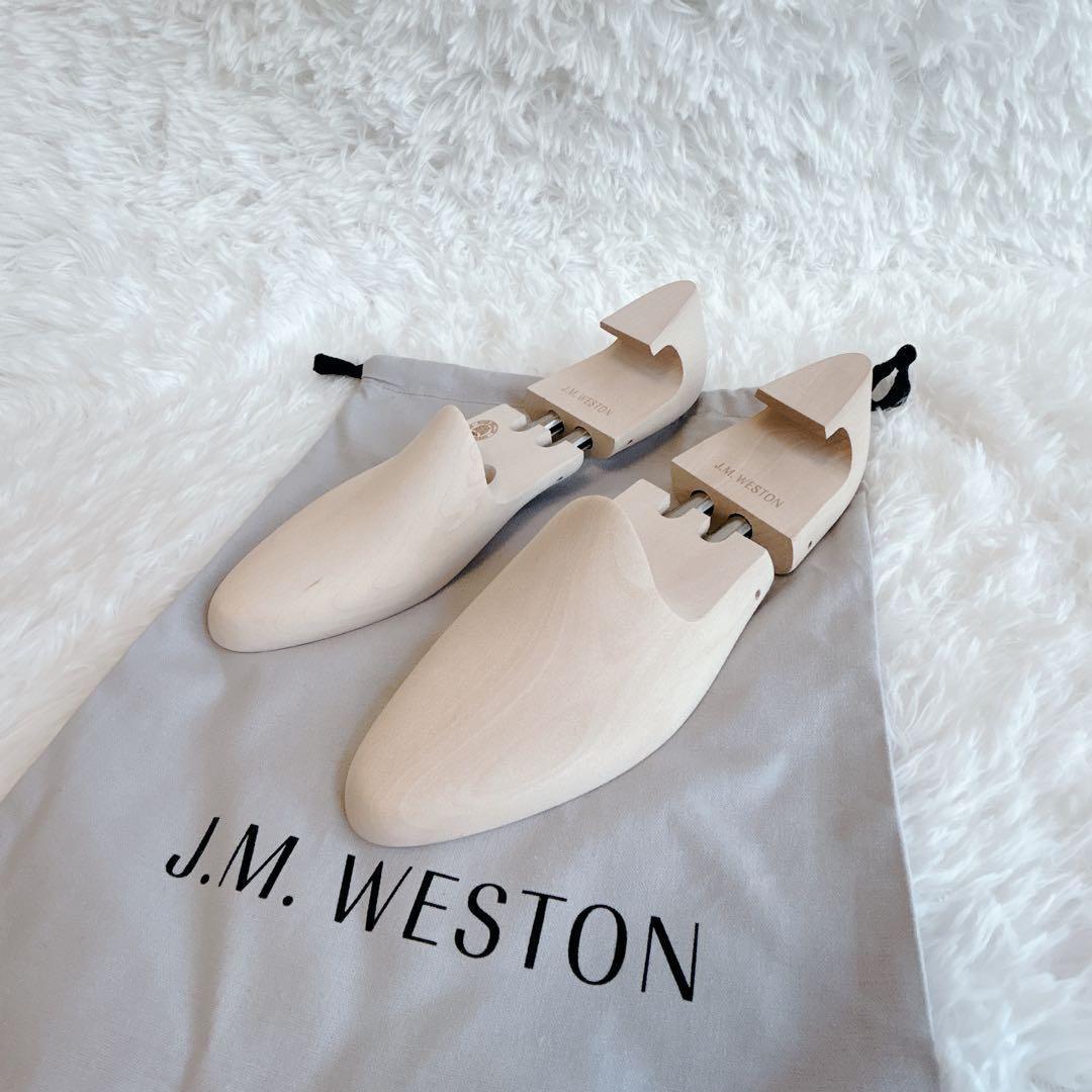 ①ぎんちゃん　J.M.WESTON ハーフハント 純正シューツリー