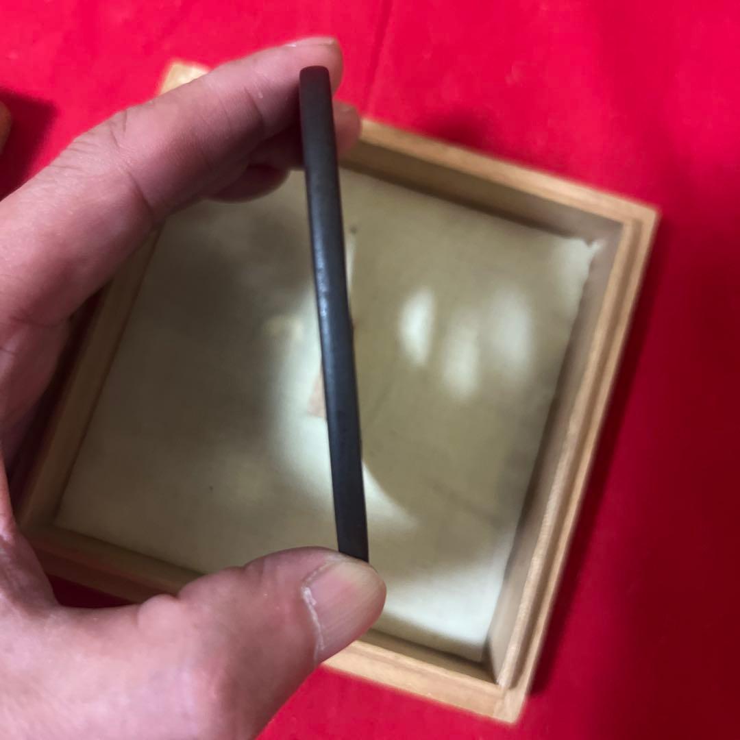 刀装具　鍔　金銀象嵌　木箱