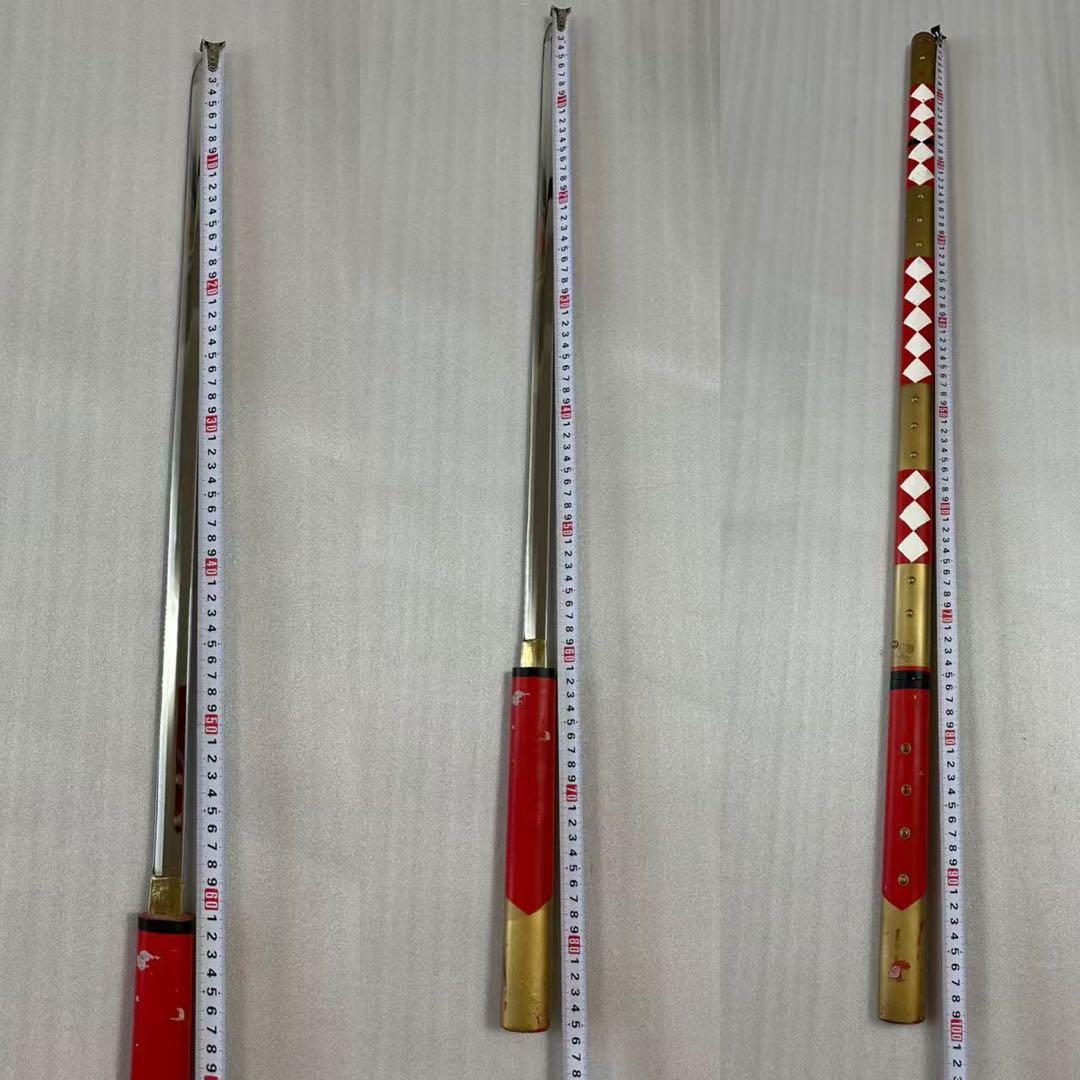 杖刀 模造刀 蒔絵 鞘付き長さ100cm 鞘抜き重さ380g